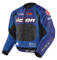 Icon Blue Suzuki Merc Stage 3 Jacket